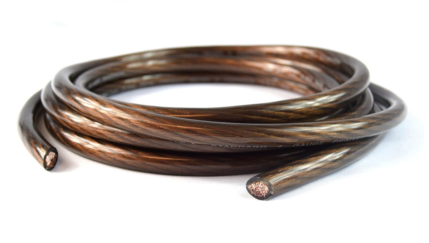 4 Ga GPT Power Wire Primary Ground 250 FT Black Cable Car Audio Amplifier