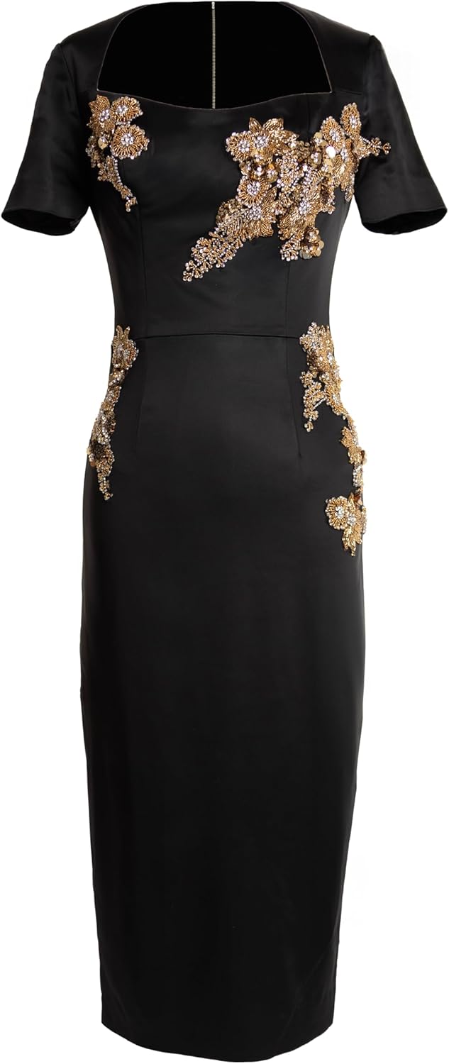 Dress The Population Womens Terri Bodycon Midi Dress