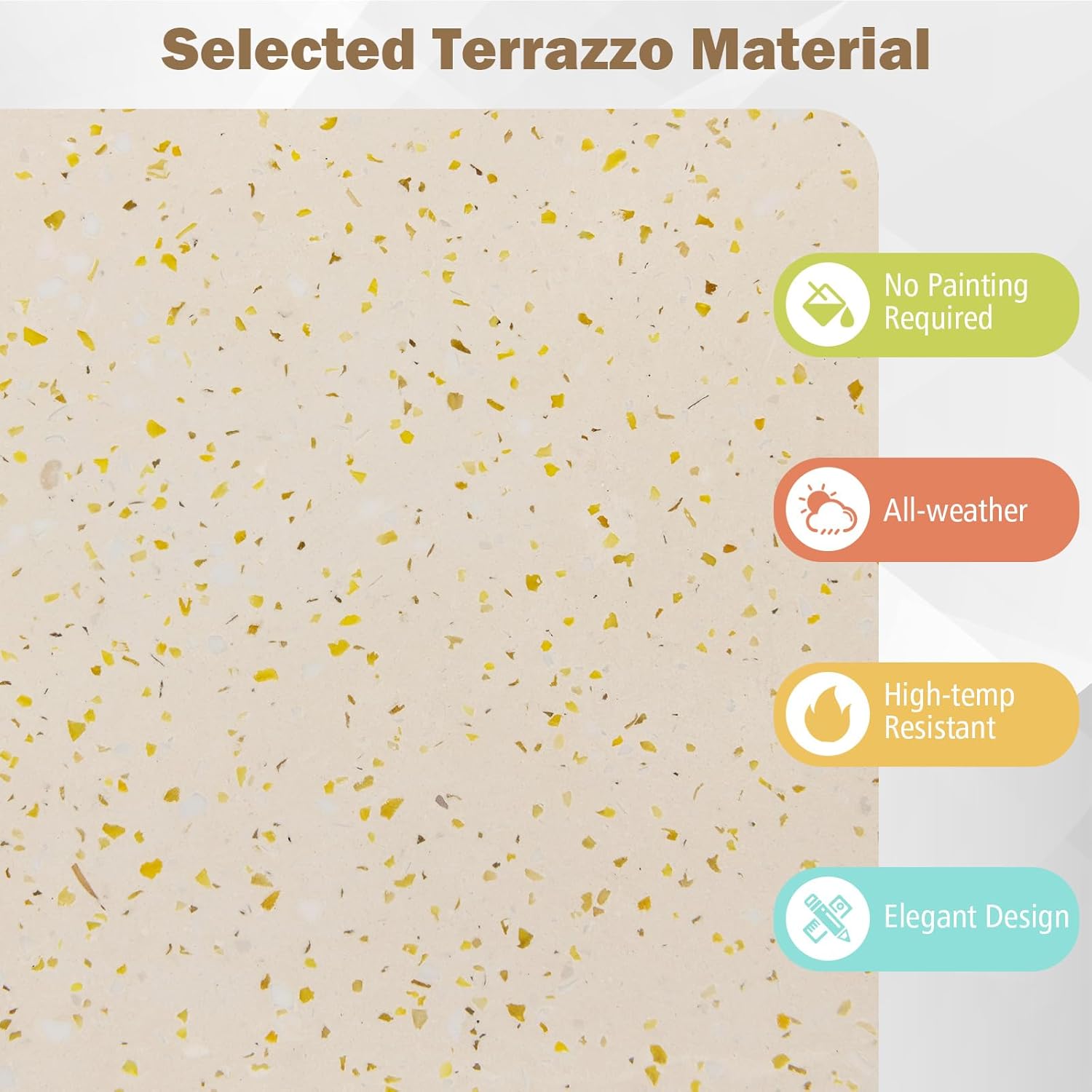 Giantex Propane Tank Cover Table - 16