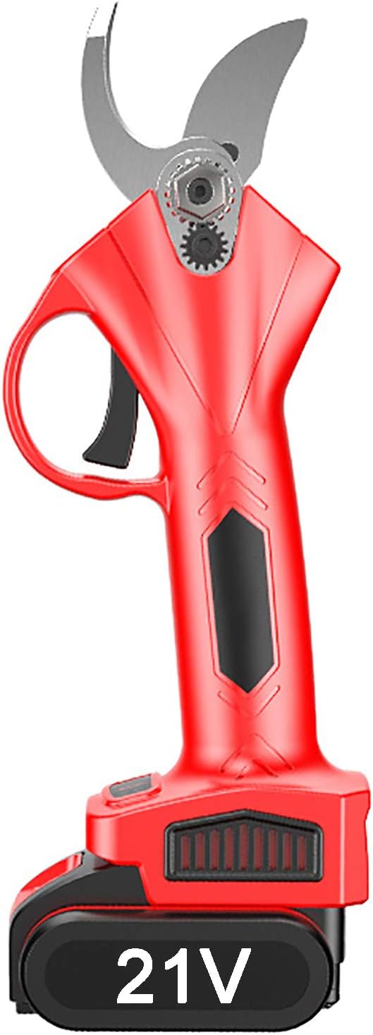 Feelme Electric Garden Scissors Electric Pruning Shears Cordless Electric Scissors Tree Branch Pruning Shears 30 / 40mm Cutting Diameter 7-10h Working Time Lithium Battery-Powered Gardening Shears