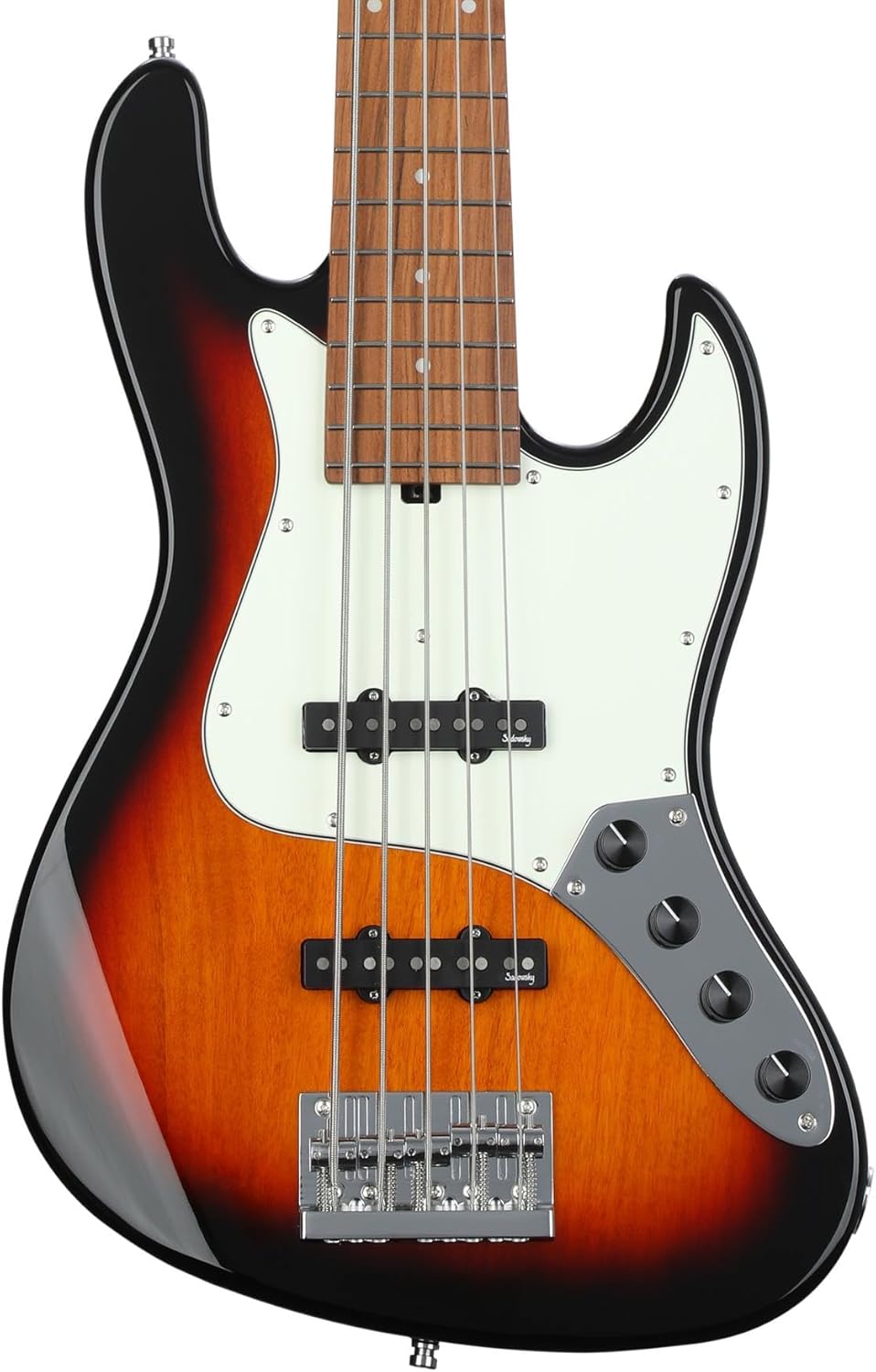 Sadowsky MetroExpress 21-fret Vintage JJ Bass, 5-string - Tobacco Sunburst Transparent