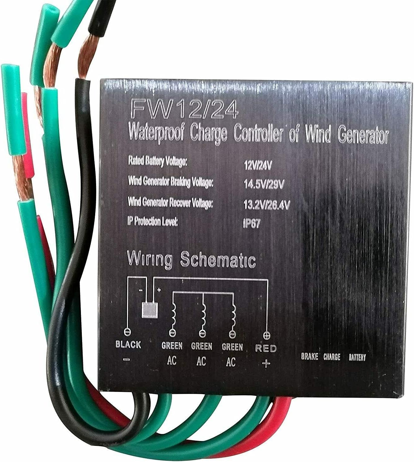 Wind Power Generator Wind Turbine Generator Kit Vertical 400W 12V 3 Blades with Controller Kit