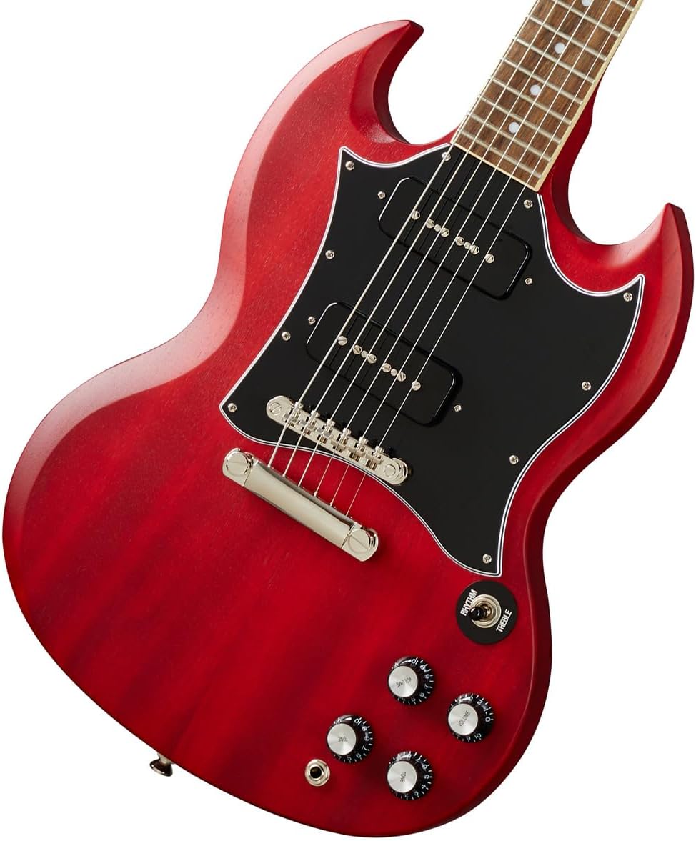 Epiphone/Inspired by Gibson SG Classic Worn P-90 Worn Cherry Epiphone