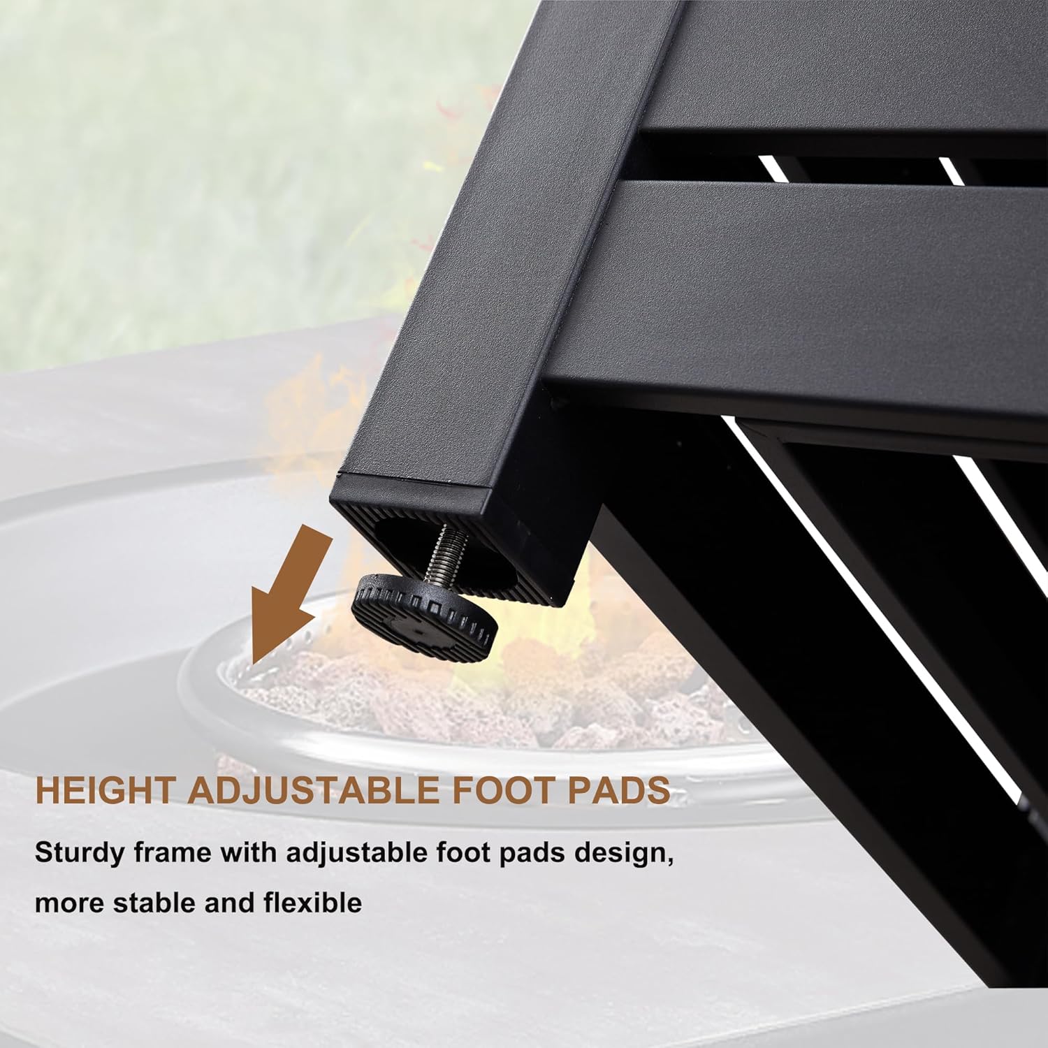 MONDAWE 32 Inch Fire Pit Table, 50,000 BTU Auto-Ignition Propane Fire Pit Table, Outdoor Gas FirePit with Waterproof Cover, CSA Certified Fire Table for Outside Paito/Garden/Backyard, Black