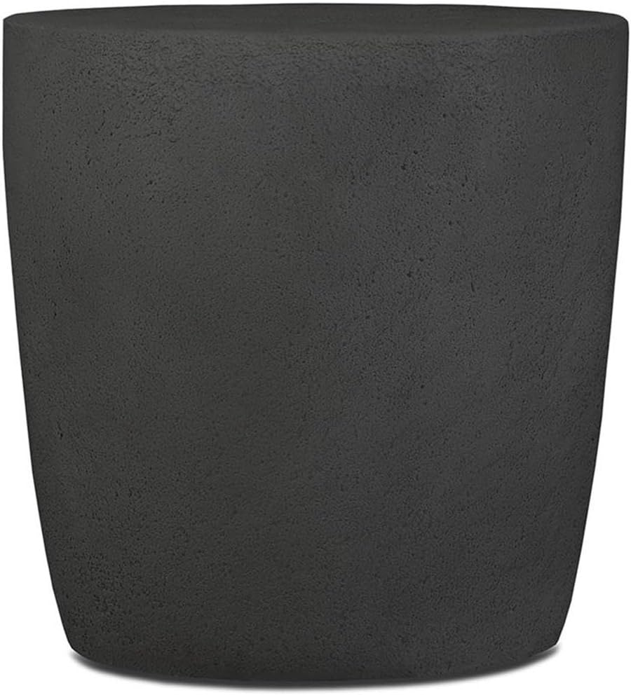 Home Square 2-Piece Set with Oval Propane Fire Bowl and Tank Cover in Shale