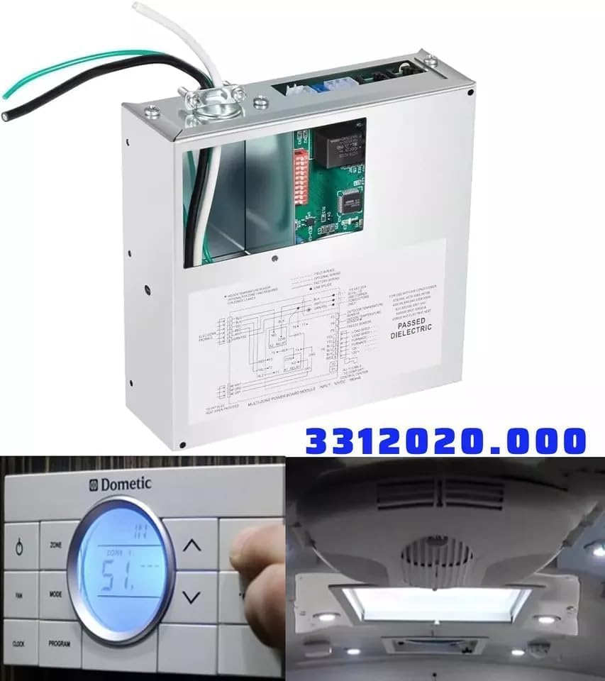Upgraded 3312020.000 RV Thermostat Control Board compatible with 59516 Air Conditioners Fit The Duo Thermal 13 and Dometic Multi-Zone CCC2 Model 57915, 500 BTU and The 15, 000 BTU air conditioners