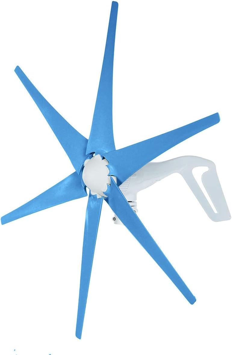 S2 9000W 6 Blade Power Wind Turbine Generator Hoop Type with Controller Windmill Energy Turbines for Home Street Lamp Boat