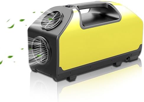 Tent Air Conditioner, 24V 2000BTU 360W Portable Camping Air Conditioner, 15s Fast Cooling LED Display 300Min Contination, 3 Wind Speeds for Van Life, Camping Tent, Outdoor, Indoor White