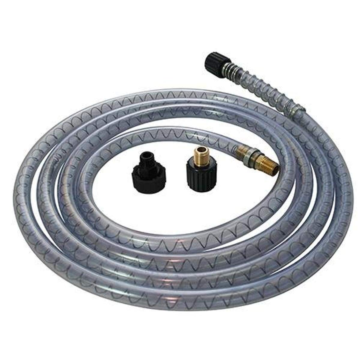 OilSafe 920225 Clear Heat Resistant Premium Pump Quick Connect Kit (10 Foot Hose System)