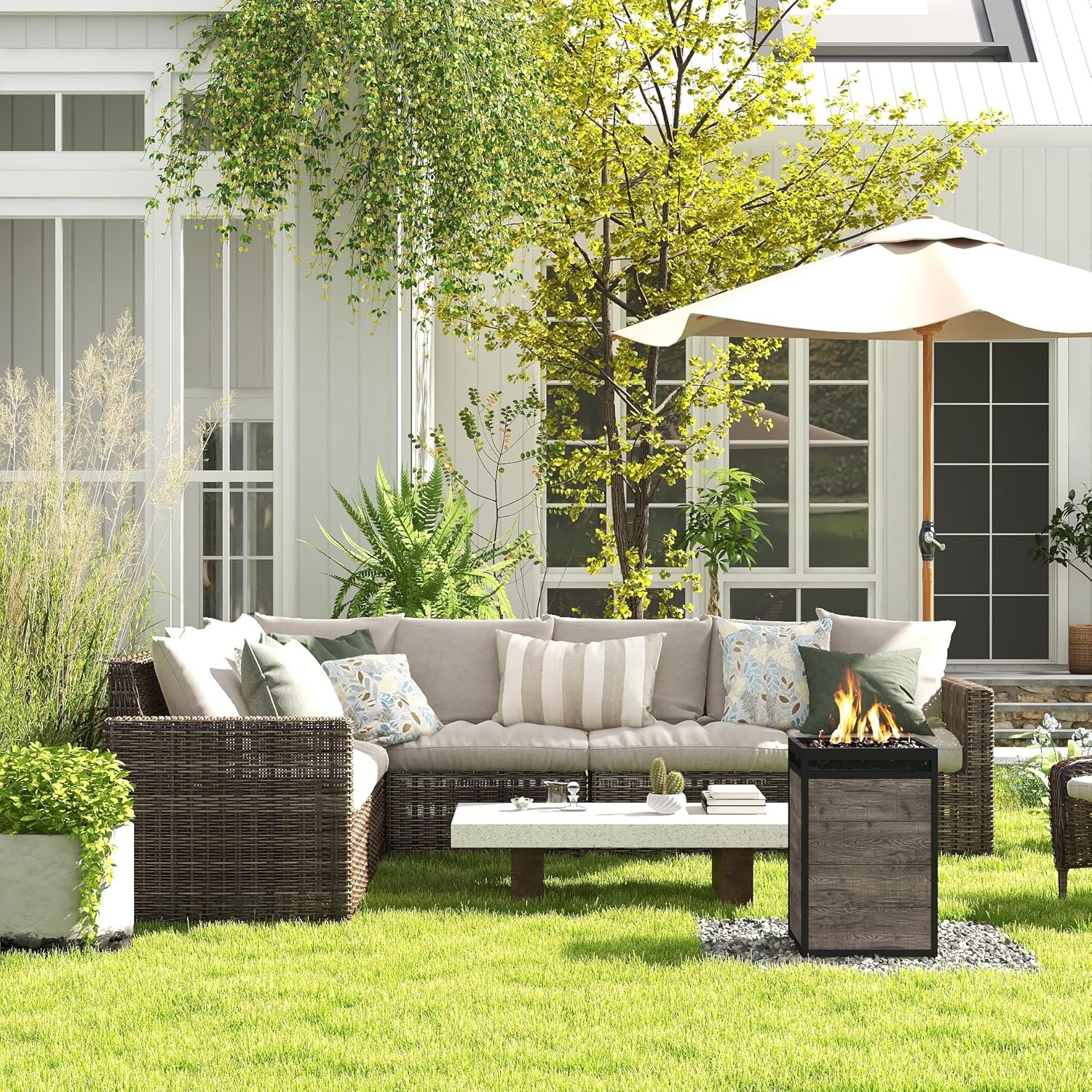 Afterglow Terrafab Grey Panels with Steel Frame 16