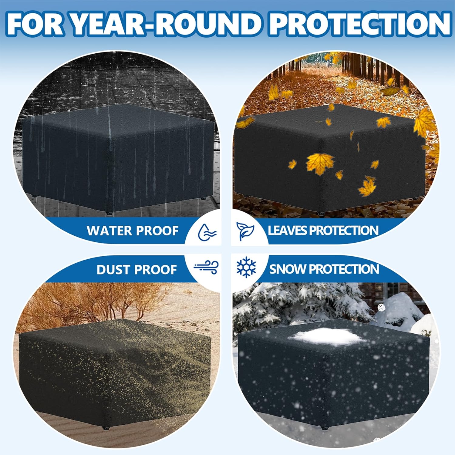 SafBbcue Fire Pit Surround Table for Solo Stove Yukon Accessories, 45