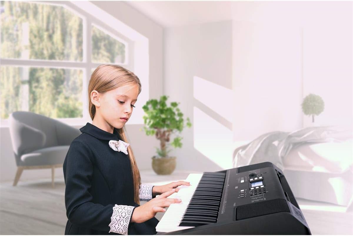 Yamaha PSREW310 76-Key Touch Sensitive Portable Keyboard with PA130 Power Adapter