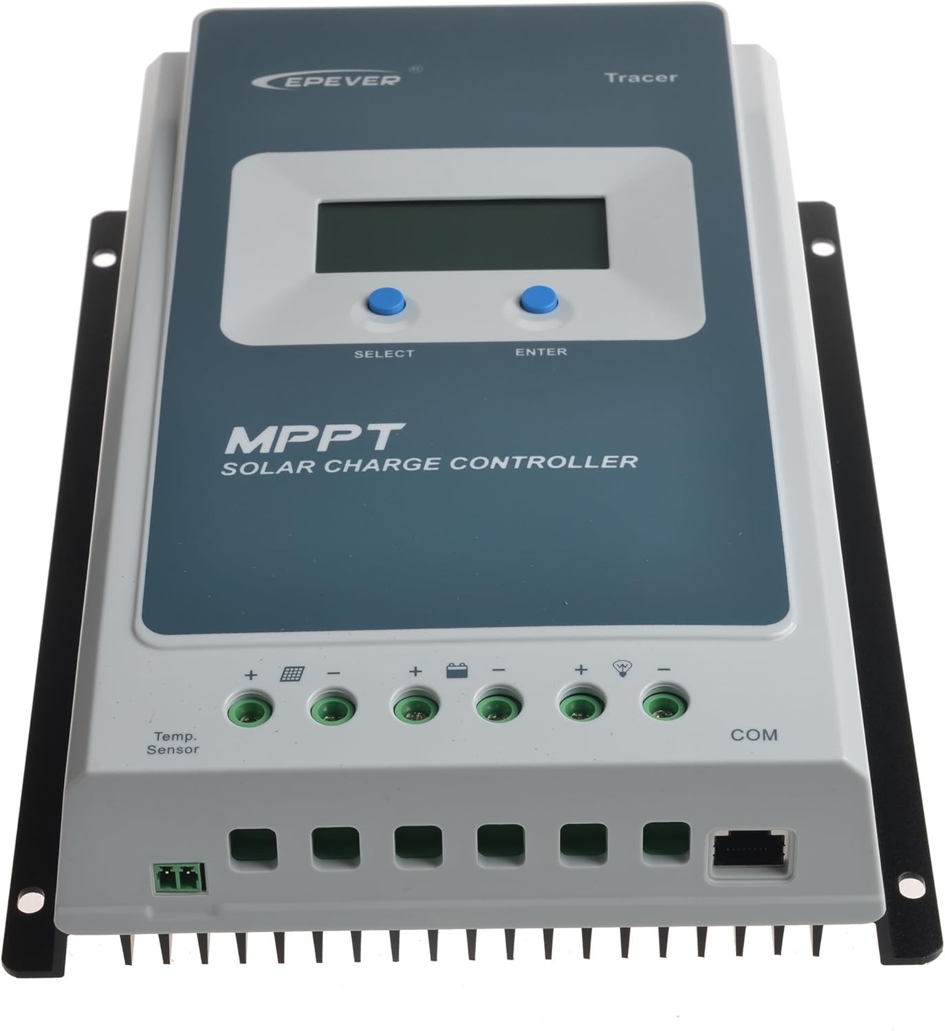 EPEVER 40A MPPT Solar Charge Controller 100V Input Tracer 4210AN with Display Negative Ground Lithium Battery Charger Work with LiFePO4