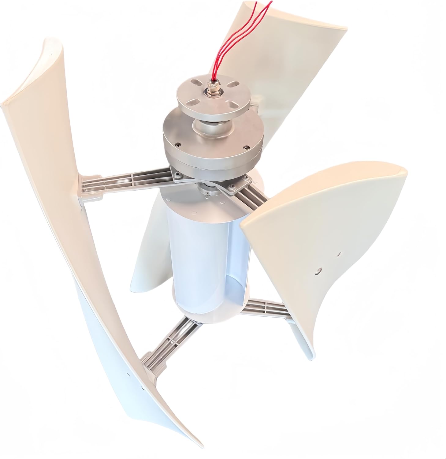 12000W Wind Turbine Generator, 3 Blades Vertical Axis Wind Turbines Generator Kit for Home Hybrids Streetlight Use Electromagnetic Electricity Producer Equipment (220V)