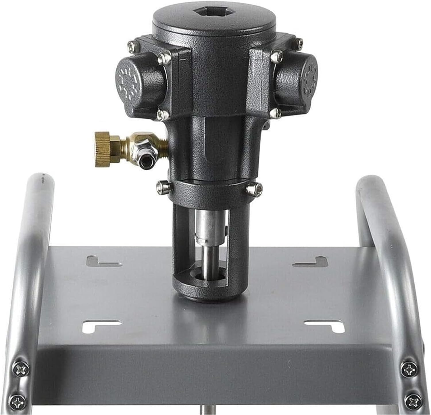 Pneumatic Paint Mixer, 5 Gallon Air Agitator, with Auxiliary Bracket Wheel Agitator, Platform Paint Coating Stirring Machine, for Mixing Plaster, Paint, Mortar, Glue, Coating Materials