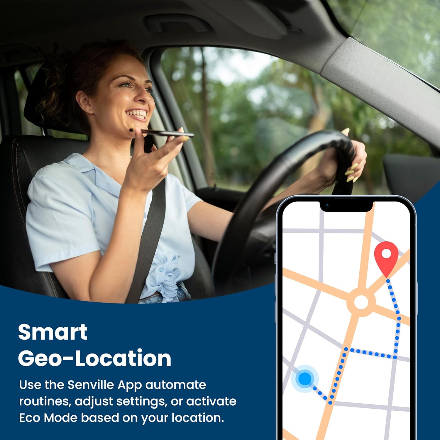 Senville 18000 BTU Dual Zone Mini Split Air Conditioner Heat Pump, 1.5 Ton, 2 Zone, Works with Alexa, White