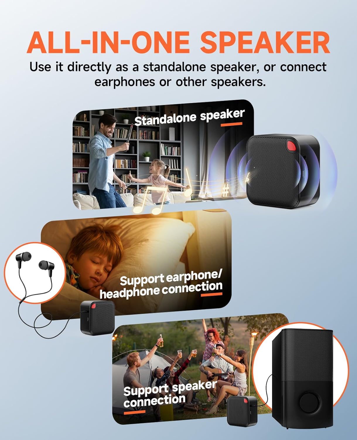 Upgraded Air Drumsticks with Speaker, Virtual Drum Sticks, Electronic Drum Set & Pedals & Bluetooth Adapter & 8 Sounds, 3D Motion Sensing RGB, for Home & Party Adults, Kids, Christmas Gift (Black)