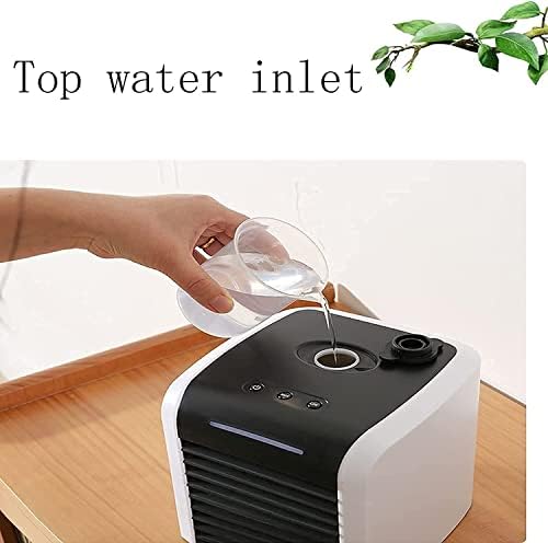 Personal Air Cooler, Small Desktop Cooling Fan, Personal Table Air Conditioner Fan for Home, Bedroom Room, Office, Dorm, Car, Camping