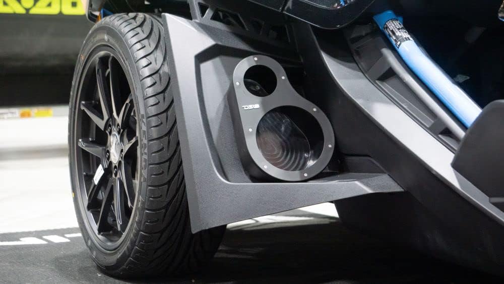 DS18 Hydro EN6P High Density Abs Universal Speaker Pods, 2-Way Pod 1 X 6.5 and 1 x 1.5 Tweeters - for All Elements Cars, Trucks, ATVs, UVTs (1 Set Left & Right - NO Speakers)