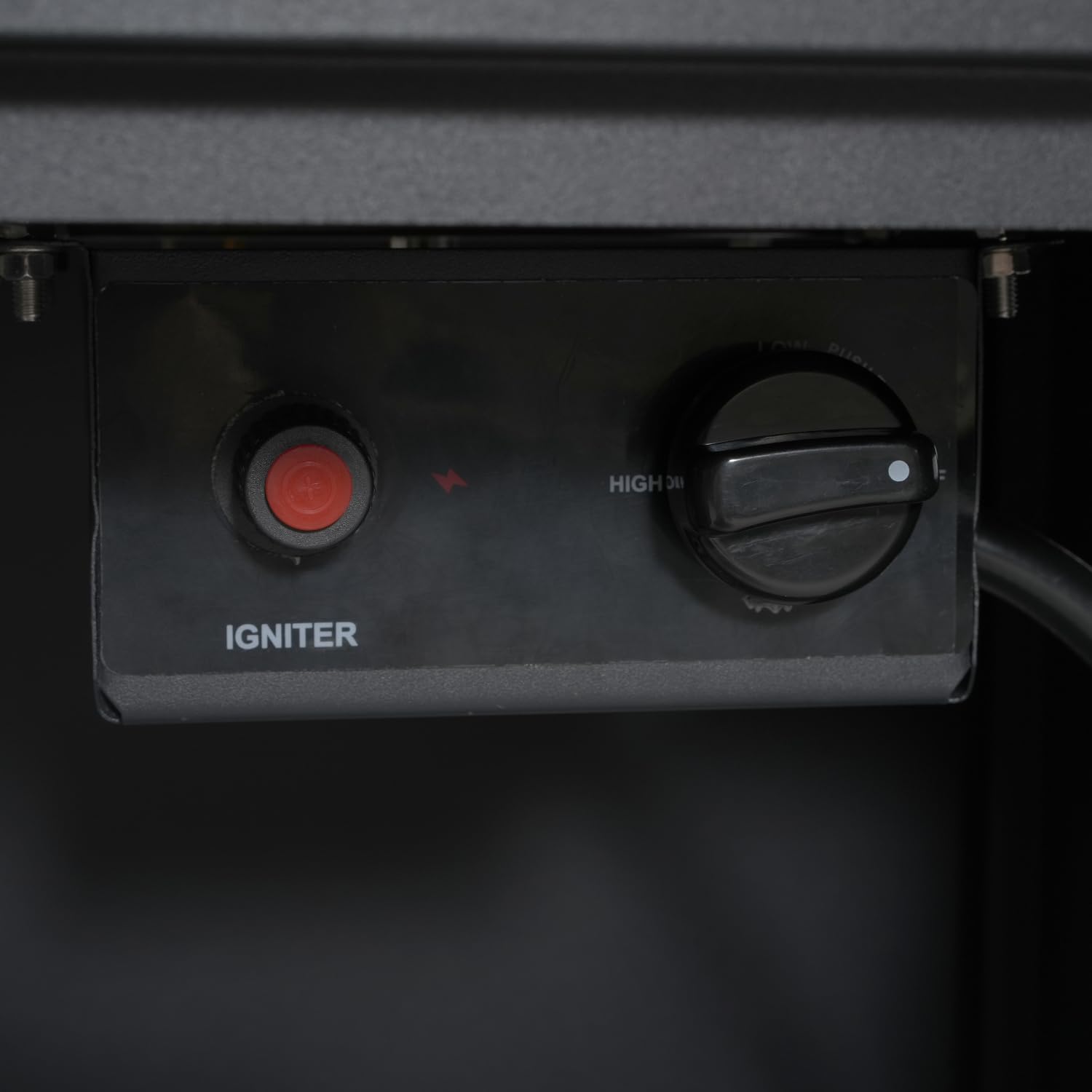 30inch Square Steel Fire Pit Table Iron Black 40000BTU Heat Output Patio Deck Outdoor Sitting Area Cozy Atmosphere