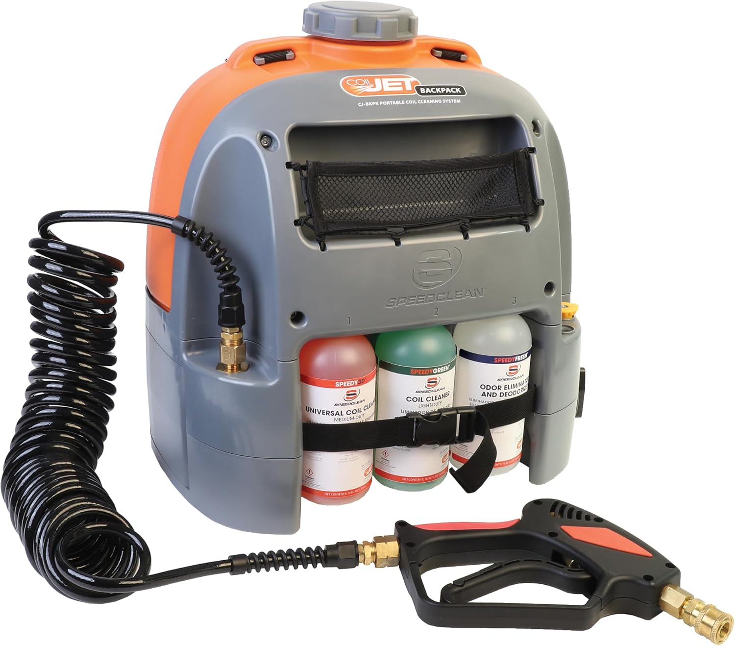 SpeedClean CJ-BKPK Portable CoilJet Backpack, Safely Cleans HVAC Coils