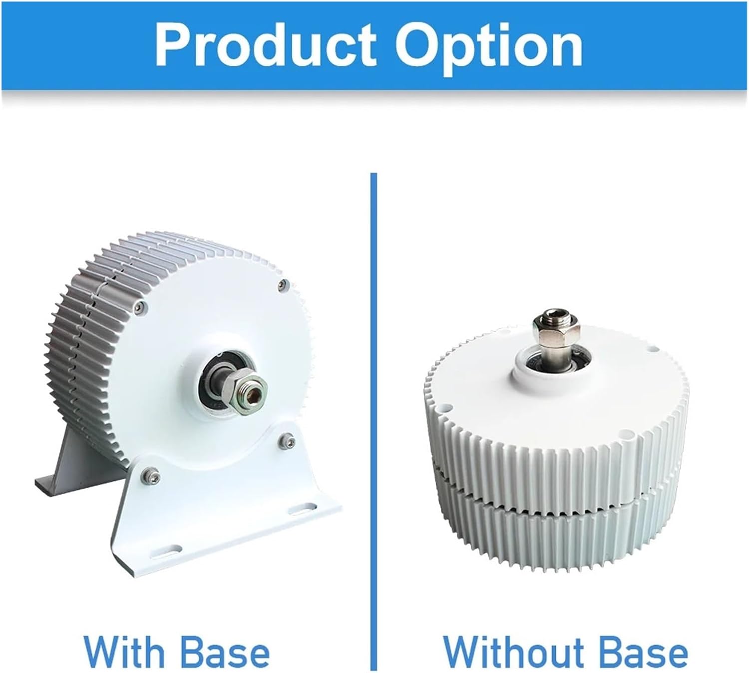 Wind Turbine Generator Kit 1000W 1500W Wind Turbine Generator 12V 24V 48V 96V PMG Water Turbine Hydro tor Low Starting Speed for Home(with Base,24V_1500W)