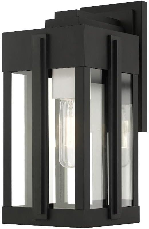 Livex Lighting Lexington 1 Light Black Outdoor Wall Lantern