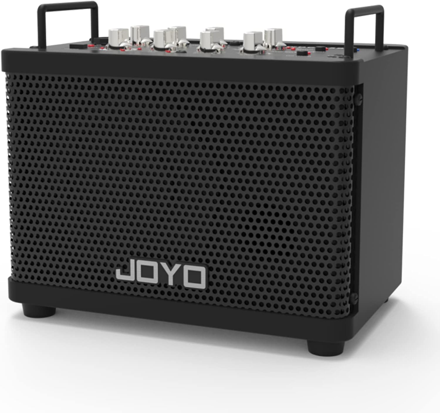 JOYO 15W Portable Guitar Amp Combo | 9 Preamp Models + Looper, Drum Machine, Modulation, Delay & Reverb | Rechargeable Battery | Digital Modeling | for Practice, Solo & Small Gigs (DC-15S)