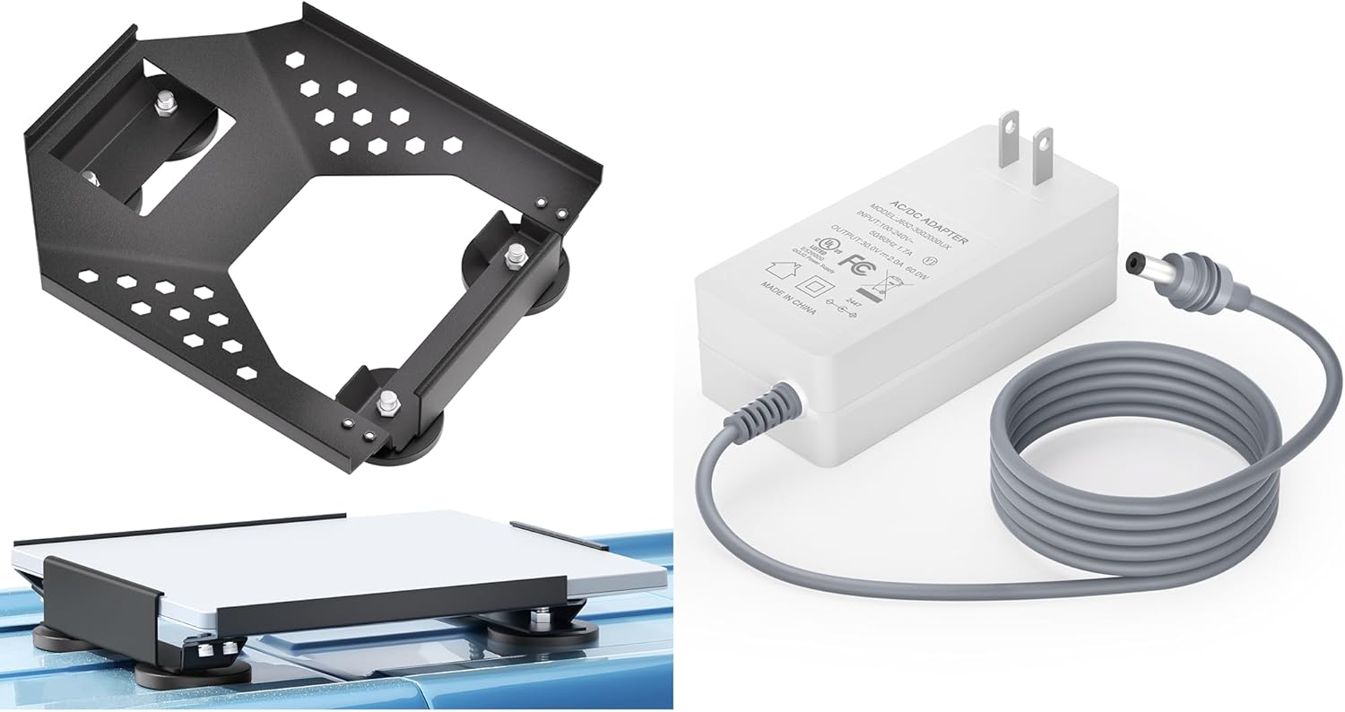 Starlink Mini Mount Black with Starlink Mini Power Supply 30V 2A