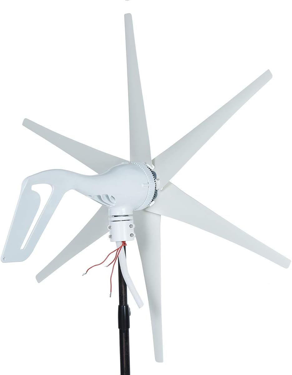 9000W 6 Blade Wind Turbine Generator S2 Hoop Type with Controller Windmill Energy Turbines for Home Street Lamp Boat