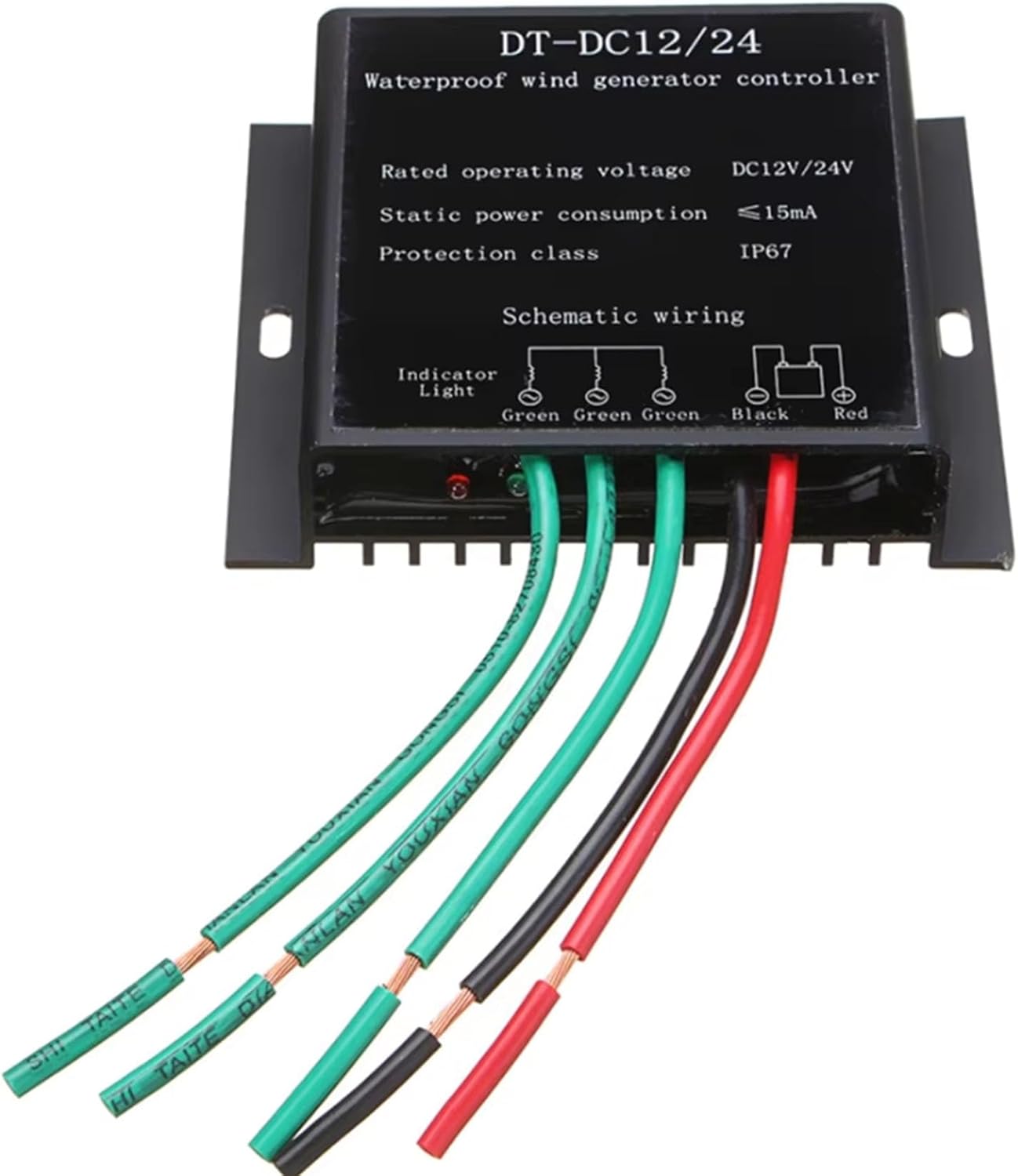 220v,HYZHANHONG 10000W Waterproof Wind Charge Controller, 12V-220V DC Wind Generator MPPT Charge Controller Regulator for Wind Turbine System