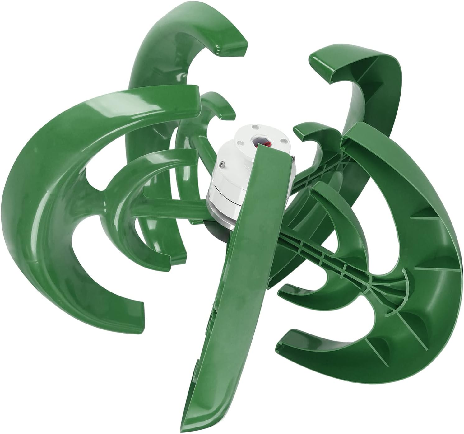 5 Blade No Noise Vertical Wind Turbines, 10000W Vertical Home Windmill Energy Turbines with MPPT Charge Controller (12V 24 V 48 V)