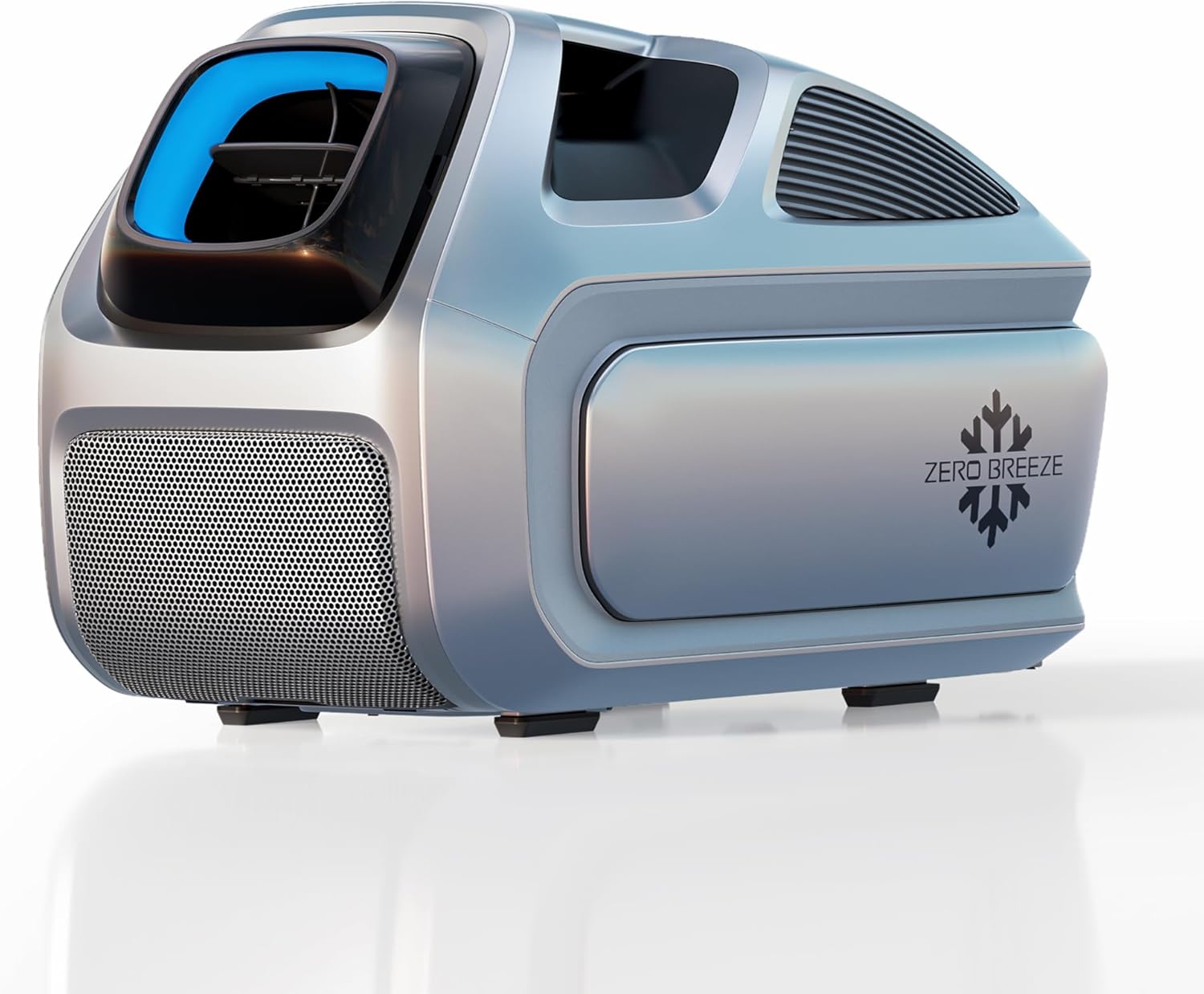 Zero Breeze Mark 3 Portable Air Conditioner,Camping Air Conditioners of 1550W/ 5280BTU Cooling and 1700W/ 5800BTU Heating,Portable Air Conditioners for Car,Outdoor,Rvs,Camping,Small Rooms or Pet Use