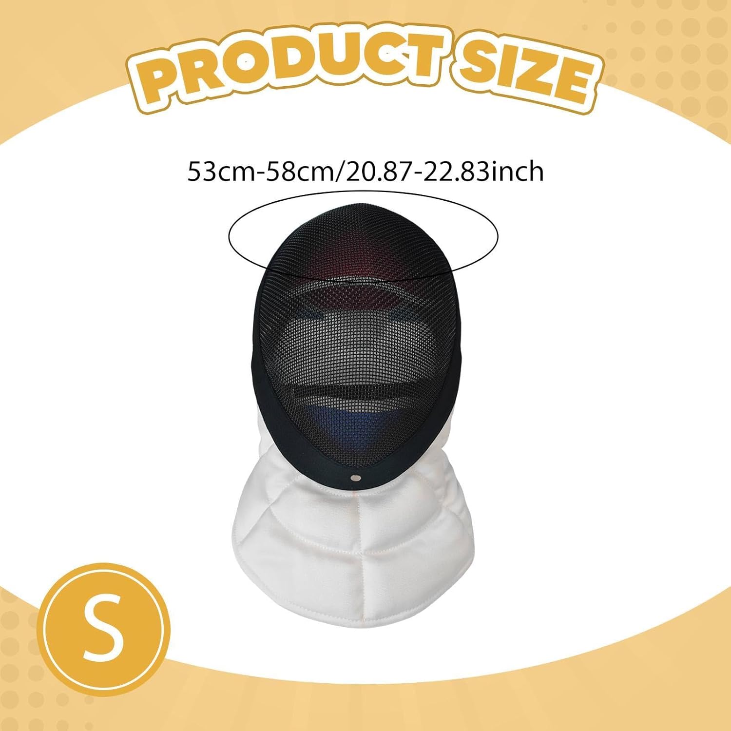 Fencing Face Cover Protector Universal,Protection,Kendo,Fencing for Practice Training Accessories