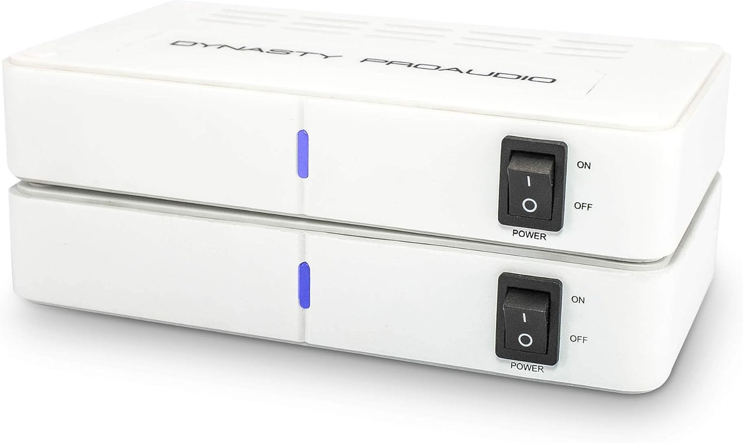 DYNASTY PROAUDIO WSA-5RP Wireless Surround Sound Rear Speakers Kit with 2 x 50W Amplifier Built-in, 5.2G / 5.8GHz Dual Band Selectable, Total 106 RF Channel Auto Switching