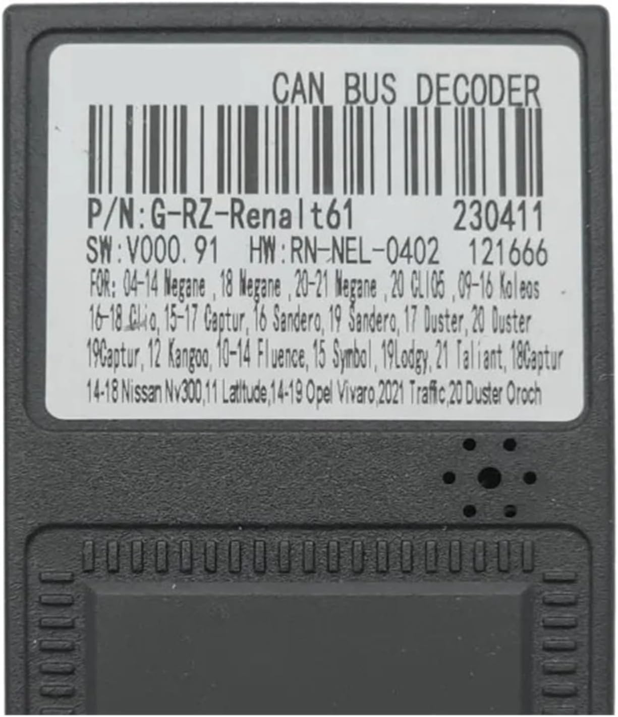 16 PIN Wiring HARNESS CANBUS Decoder BOX Compatible For Renault Arkana 2019+, Kaptur 2020+ Cars WITH Monitor 360 CAMERA And Amplifier