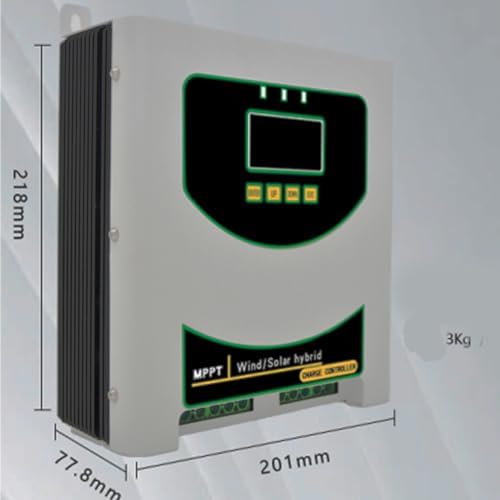 14000W MPPT Wind & Solar Hybrid System Controller - Auto Regulator for 12V, 24V, 48V Home Appliances & Wind Generators - High Efficiency Power Management Solution