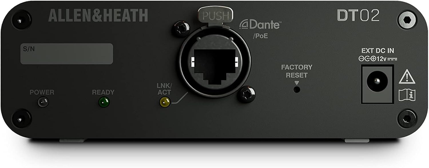 Allen & Heath AH-DT-02-X Dante Output Interface, 2 Out
