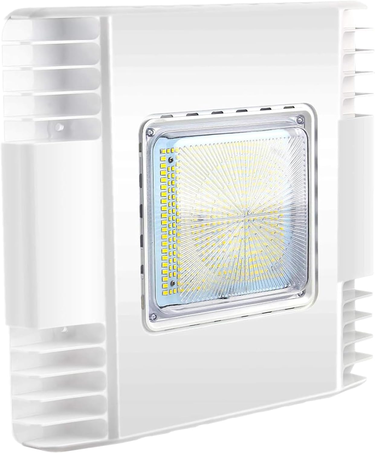 150W LED Canopy Gas Station Light, 21000LM 5700K Surface Mount Carport Ceiling Light (600W HID/HPS Equivalent), IP65 Rated High Bay Parking Garage Lighting, 100-277V DLC & UL Listed (1-Pack)