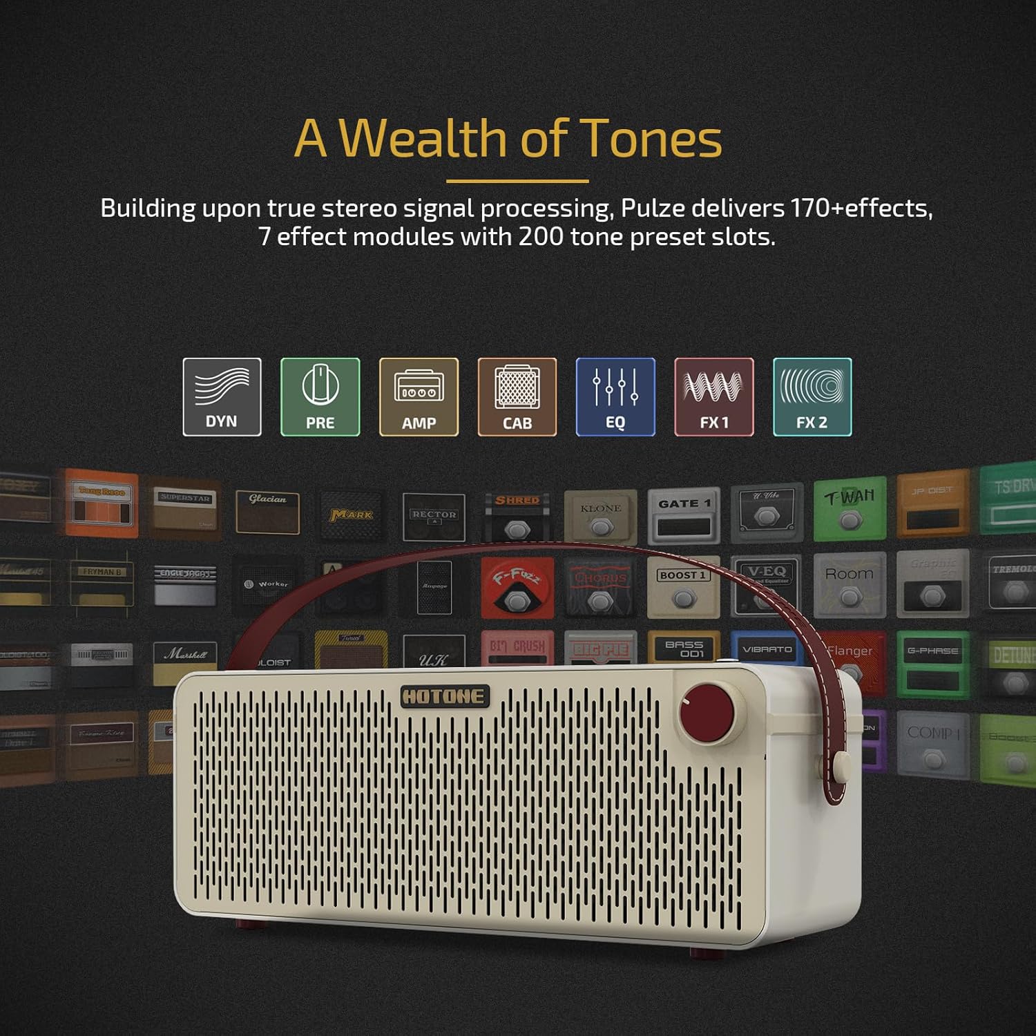 Hotone Pulze 30-watt Portable Modeling Amplifier - Luna