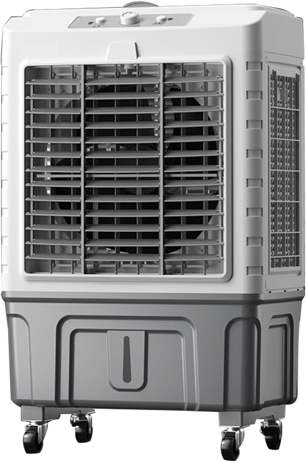 Portable Air Conditioner for Efficient Cooling, 3 Wind Speed Swamp Cooler, Evaporative Air Cooler with Knob Control & Water Tank, for Home Factory Supermarket(95cm/37.4in)