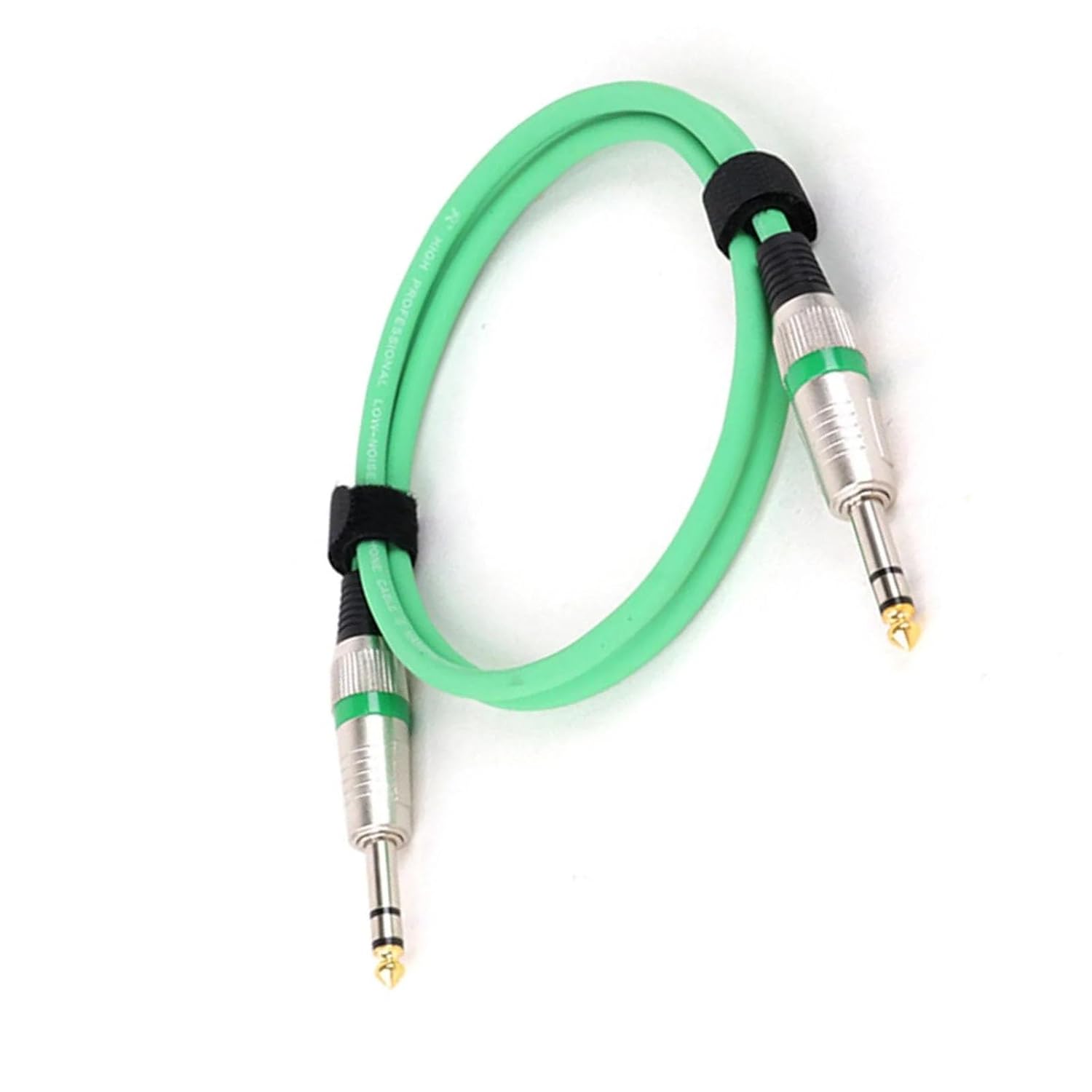 Guitar Audio Cable 1PC Guitar Cable Stereo 1/4 Inch to 1/4 Inch TRS Instrument Cable for Guitar Mixer Amplifier 30CM-15M(Green,15m)