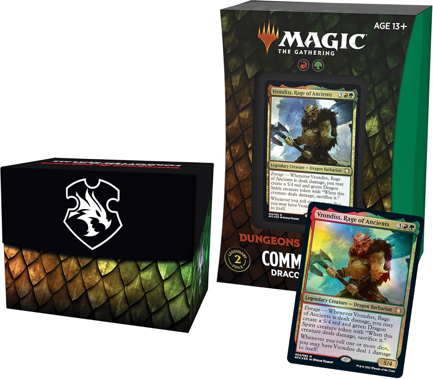 Magic: The Gathering Adventures in the Forgotten Realms Commander Deck – Draconic Rage (Red-Green)
