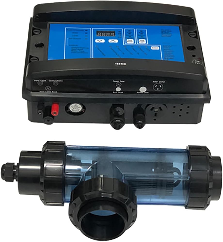 Salt Chlorine Generator, 10/15/20/30/50 G/H Salt Water Pool Chlorinator, Keeps Pool Water Clear, for Home Pool