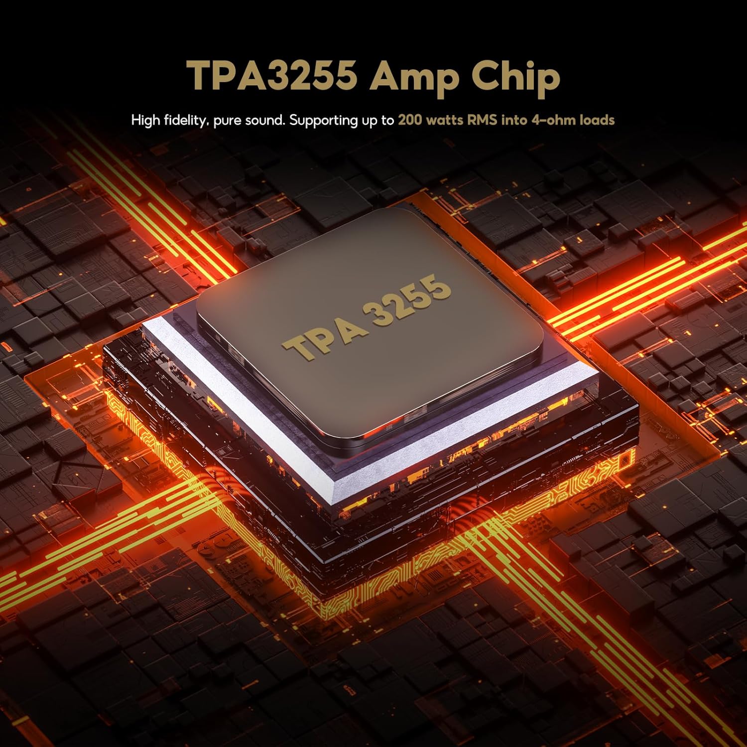 AIYIMA A3001 Mini Mono Amp 300W Subwoofer Amplifier TPA3255 Class D Amp with Full-Frequency & Sub Bass Home Audio Speaker amp+ DC36V 6A Power Adapter