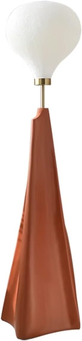 Floor Lamp Resin Living Room Design Decorative Floor Lamp Simple Bedroom Art Lamp (No Light Source) Floor Lamp (Orange)