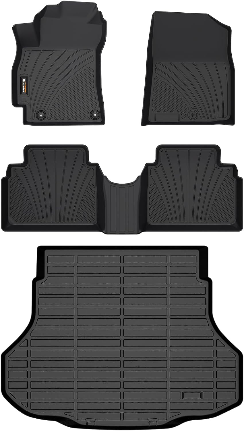 Binmotor-Floor Mats & Cargo Liner for Hyundai Elantra 2026 2025 2024 2023 2022 2021, All Weather Car Floor Mat for Elantra Accessories (Include Elantra N)
