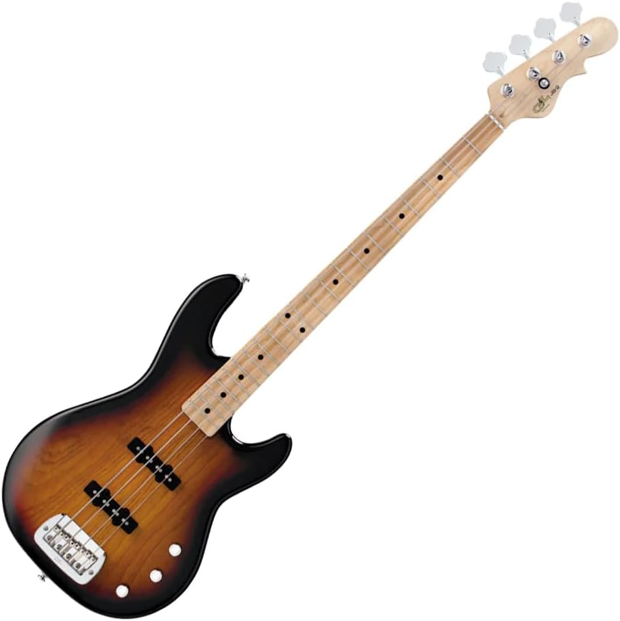 G&L Tribute JB-2 Bass Guitar - 3-tone Sunburst