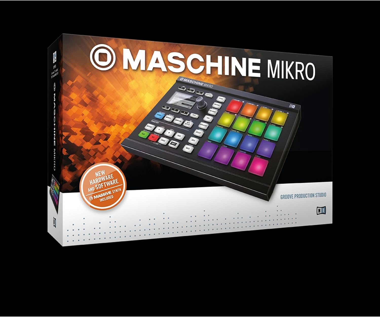 Native Instruments Maschine Mikro MK2 Groove Production Studio, Black