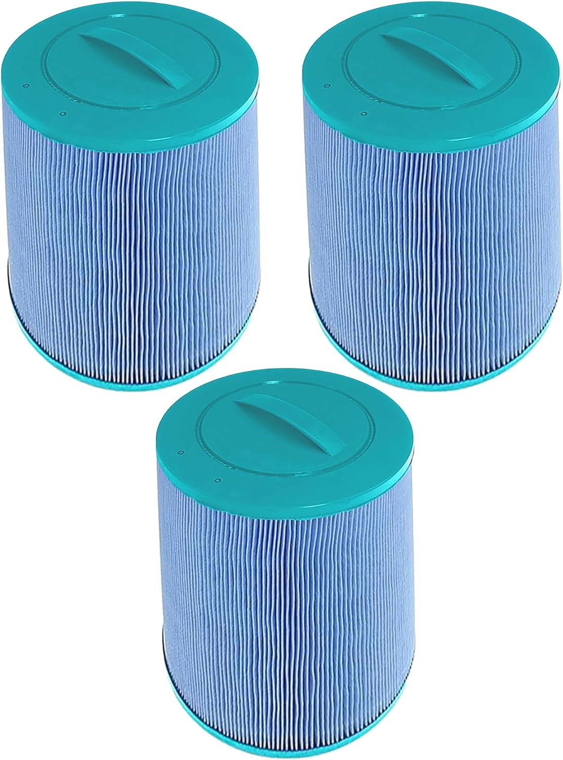 Hurricane Filters 3 Pack HF6H502-01M Elite Aseptic Pool Filter Cartridge - Replacement for PAS50SV-F2M, Unicel 6CH-502, Filbur FC-0311